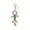 C, variant on LYMAYTER Lightweight Keychain Crochet Flower Keychain - Handmade, Colorful, for Backpack