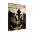 thumbnail image 3 of Trademark Fine Art Honore Daumier Don Quixote In The Mountains 2 Canvas Wall Art - 18x24, 3 of 5
