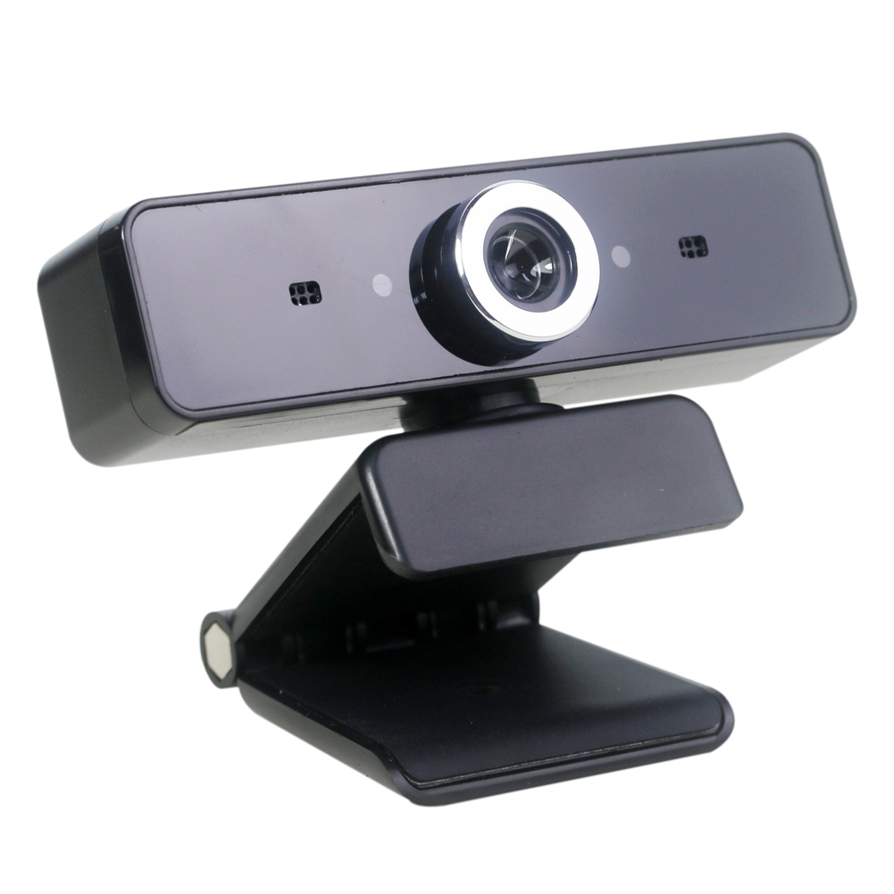 Naierhg Rotatable USB Video Recording High Clarity Webcam Camera with Microphone Black