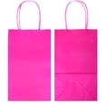 thumbnail image 2 of AZOWA Gift Bags Medium Hot Pink Kraft Paper Bags with Handles (10.6 x 8.7 x 4.3 in, Magenta, 12 Pcs), 2 of 7
