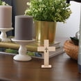 thumbnail image 3 of 12 cruces de madera para manualidades, cruces de pie, cruces de base, centros de mesa para exteriores, iglesias, decoración del hogar, mesas, cruces religiosas, 3 of 8