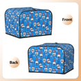 thumbnail image 3 of Haiem Gnomes in USA Print Toaster Covers 4 Slice Wide Slot,Bread Dust Cover & Fingerprint Protection,Bread Machine Cover,Appliance Covers, 3 of 7