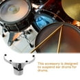 thumbnail image 4 of BRIGHTFUFU Drum Mount Hanger Drum Set Accessory 1Pack for Performance, 4 of 8