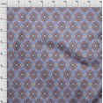 thumbnail image 3 of oneOone Cotton Flex Fabric Diamond & Swirl Ikat Print Fabric BTY 40 Inch Wide, 3 of 4