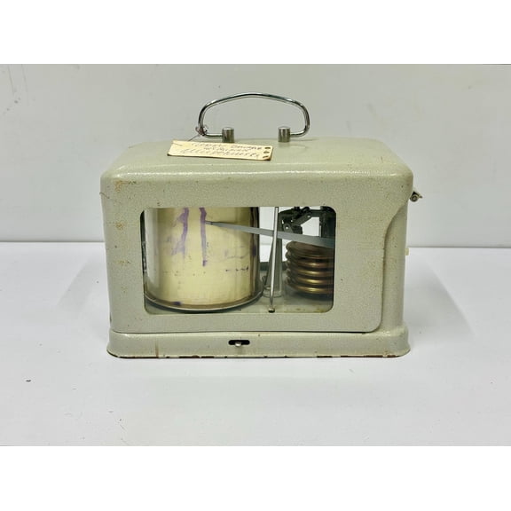 MC Self recording Nautical Antique Liaoyang Sanwei Precision Marine Barograph Instrument