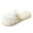 White, variant on Bow Fuzzy Slippers for Women Bridal Wedding Bowknot Open Toe Memory Foam House Shoes Indoor Bride Bedroom Slip-On
