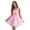 Blush Pink, variant on Women's Wide Strap Mesh Dress with Sheer Bodice and Slight Stretch 100% Polyamide Fabric for Evening Wear Event Ready