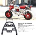 thumbnail image 4 of Motorcycle Passenger Hand Rail Bar, Wearproof High Strength Safe Support Motorcycle Rear  Luggage Rack Anti Aging  for Monkey Baja Z50 Z50R Mini Trail Bike, 4 of 7
