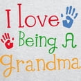 thumbnail image 3 of CafePress - Love Being A Grandma Handprint Multi Women's Zip U - Women's Zip Hoodie, 3 of 4