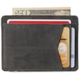 thumbnail image 3 of Alpine Swiss Men RFID Safe Minimalist Front Pocket Wallet Leather Thin Card Case, 3 of 7