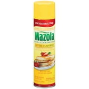 Mazola Butter Flavored Canola Cooking Spray, Fat Free, 5 oz, Shelf Stable, Aluminum Can
