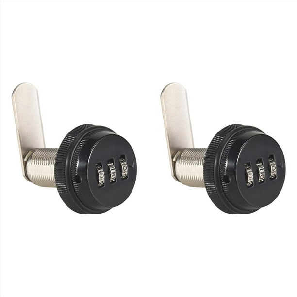 2X Cerradura de Leva con Combinación de 3 Dígitos Cerradura con Contraseña Sin Llave de 30 mm Cerraduras Mecánicas para Gabinete de Buzón para Puerta de Gabinete de Buzón D
