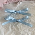 thumbnail image 2 of 1PC Fashion Hair Accessories Cute Ballet Ribbon Sweet Bang Clip Bow Hairpin Bowknot Hair Clips BLUE 1PC, 2 of 8