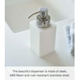 thumbnail image 5 of Yamazaki Home Foaming Soap Dispenser, White, ABS Plastic, 12.2 fluid oz., 360 milliliters, No Assembly, 5 of 7