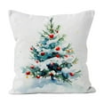thumbnail image 2 of Uutvery Christmas Pillow Covers 17.7x17.7 Inches,Xmas Snowman Tree Pillow Cover,Winter Decorative Pillows Sofa Couch Bed Living Room,Merry Christmas Farmhouse Decoration,Xmas Indoor Decor, 2 of 6