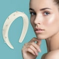 thumbnail image 2 of Unique Bargains 1 Pc Solid Rhinestone Headbands for Women Beige, 2 of 6