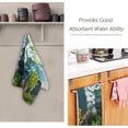 thumbnail image 2 of Coolnut Forest Colorful Easter Eggs Hand Towels 2 PCS, Spring Kitchen Towel Ultra Soft and Highly Absorbent,Decorative Fingertip Face Towel for Bathroom Hotel, 28.3"x14.4", 2 of 5