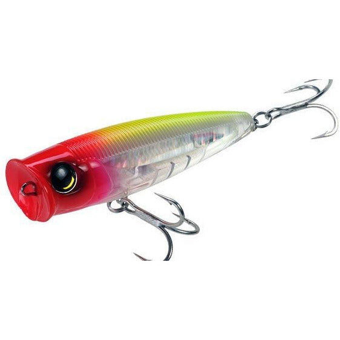 3 Pieces/Lot 19cm/120g Big Popper Lure Kit 3D Eyes Lifelike Bass Lure  Topwater Big Game Artificial Bait Popper Lure for Bass Tuna GT Trout  Saltwater Fishing Baits (A 3PCS), Topwater Lures 