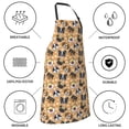 thumbnail image 6 of Bingfone Cute Puppy Apron Gifts For Men, Women Professional Grade Chef Apron for Kitchen,BBQ & Grill, 6 of 8