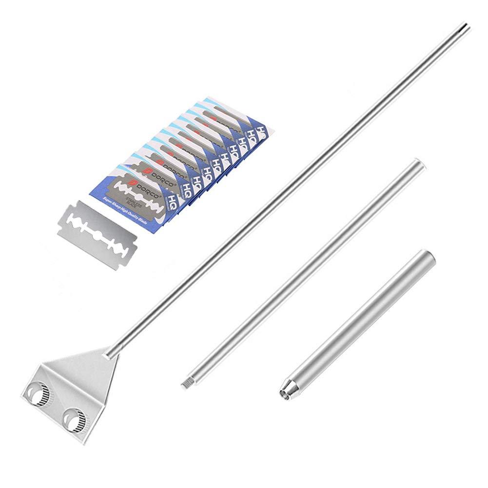 Aquarium Algae Scraper, 25.6" Stainless Steel Algae Scraper