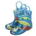 thumbnail image 2 of Aloohaidyvio Toddler Rain Boots Boys Rain Boots - Patterns Kids Rain Boots with Easy-On Handles Lightwight Waterproof Rain Shoes, 2 of 3