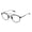 gunmetal / silver, variant on John Varvatos Mens Gunmetal Silver Round Metal Eyewear Frame V174. 50mm