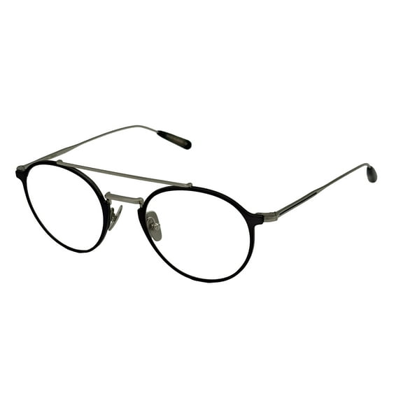 John Varvatos Mens Gunmetal Silver Round Metal Eyewear Frame V174. 50mm