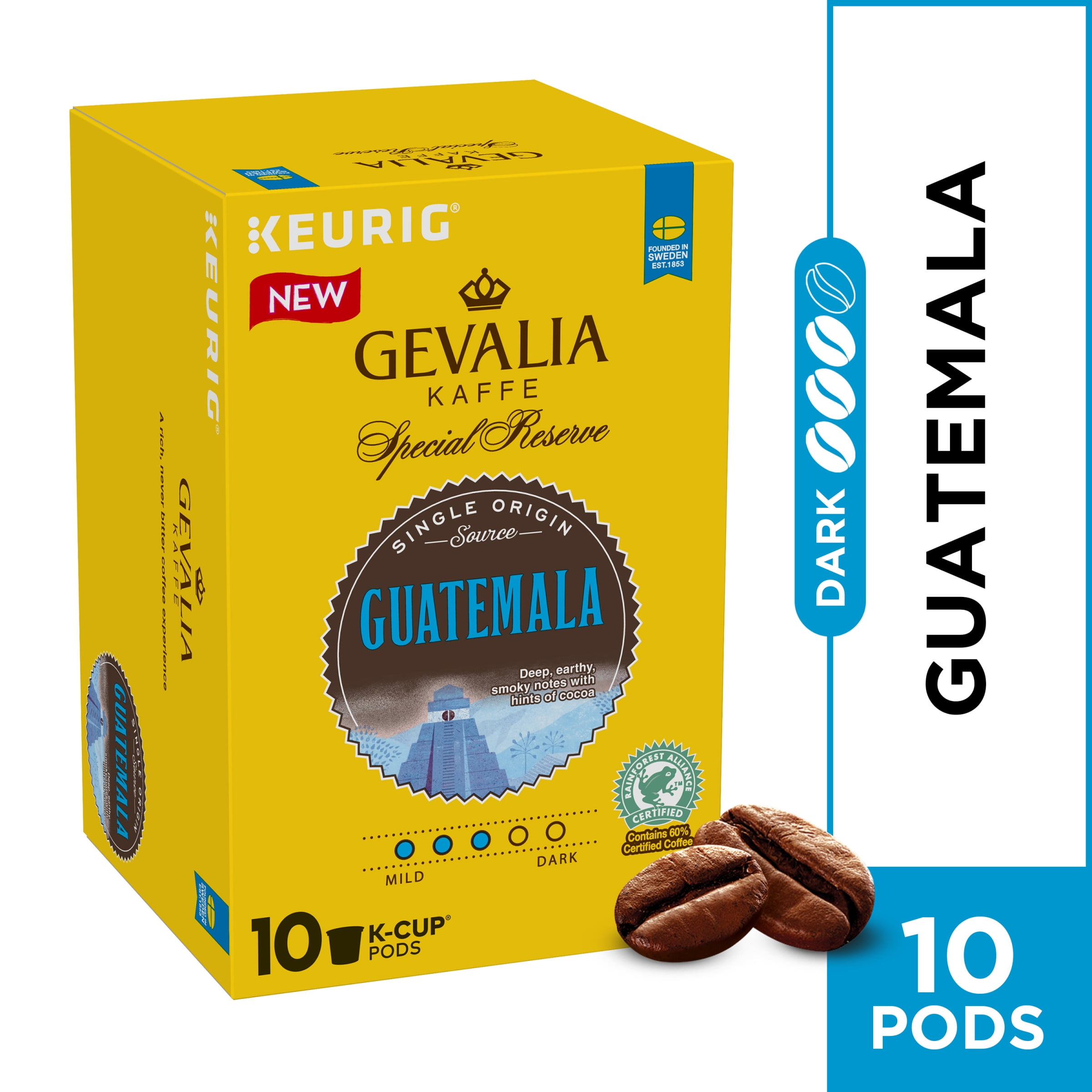 Gevalia Special Reserve Guatemala Coffee KCup Pods, Caffeinated, 10 ct