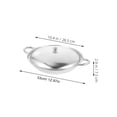 thumbnail image 2 of AURARMLET Stainless Steel Cooking Pot Hot Pot For Home Users 1 Set, 2 of 8