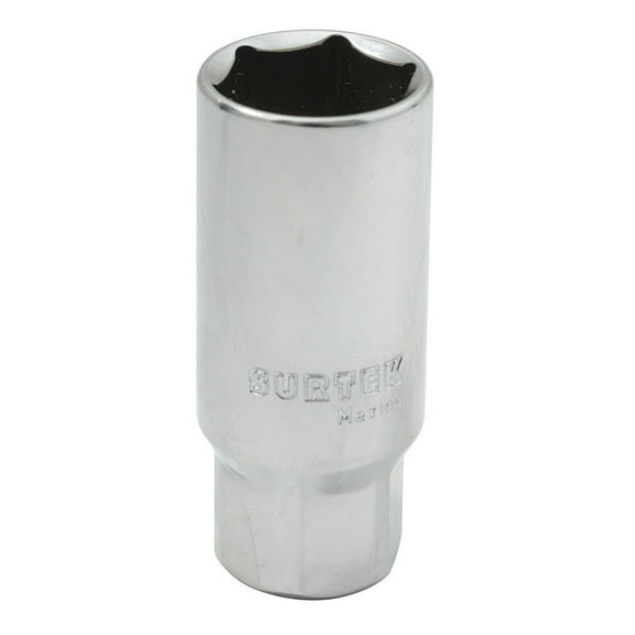 Surtek 1/2" Socket for 5/8", Spark Plug, Steel