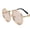 C5 tea, variant on Adult Sunglasses Round Frame Metal Design Fashionable Sun Glasses with Strong Resin Lenses and UV400 Protection