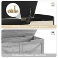 thumbnail image 4 of 39.4" Rattan Storage Ottoman Bench | Farmhouse Footrest Stool for Living Room & Bedroom, 4 of 8