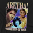 thumbnail image 2 of Aretha Franklin T-Shirt Triple Queen Of Soul Unisex Graphic Tee for Men & Women, 2 of 7