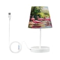 thumbnail image 2 of BZSMCE Table Lamp Creative Flamingos in The Forest Simple Pattern Night Light, 2 of 8