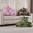 thumbnail image 5 of Animebody Green Tie-Dye Velvet Bed Rest Pillows, 5 of 9