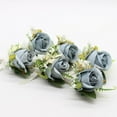 thumbnail image 3 of Dusty Blue Rose Boutonniere for Men Wedding, Groom and Best Man Boutonnieres with Artificial Flower for Wedding Prom Party (Dusty Blue), 3 of 7