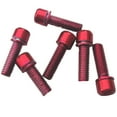 thumbnail image 4 of 6 Pieces Road Bike Disc Brake / Handlebar Stem Screw M5x18 - Red, 22.5mm, 4 of 6