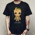 thumbnail image 2 of Camiseta de película de Bady Groot para hombre, ropa de calle Harajuku, camiseta estampada I Am Groot, camiseta Unisex, camisetas Y2k, 2 of 5