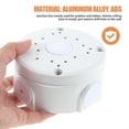 thumbnail image 2 of CIMAXIC Weatherproof Electrical Box, Easy to Install, White for Outdoor Cameras 2Pcs, 2 of 6