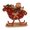 Petits Animaux, variante sur KLKCMS Argile Souple Ornement de Noël Argile Décoration de Noël Accessoires Photo Délicats Noël Petits Animaux