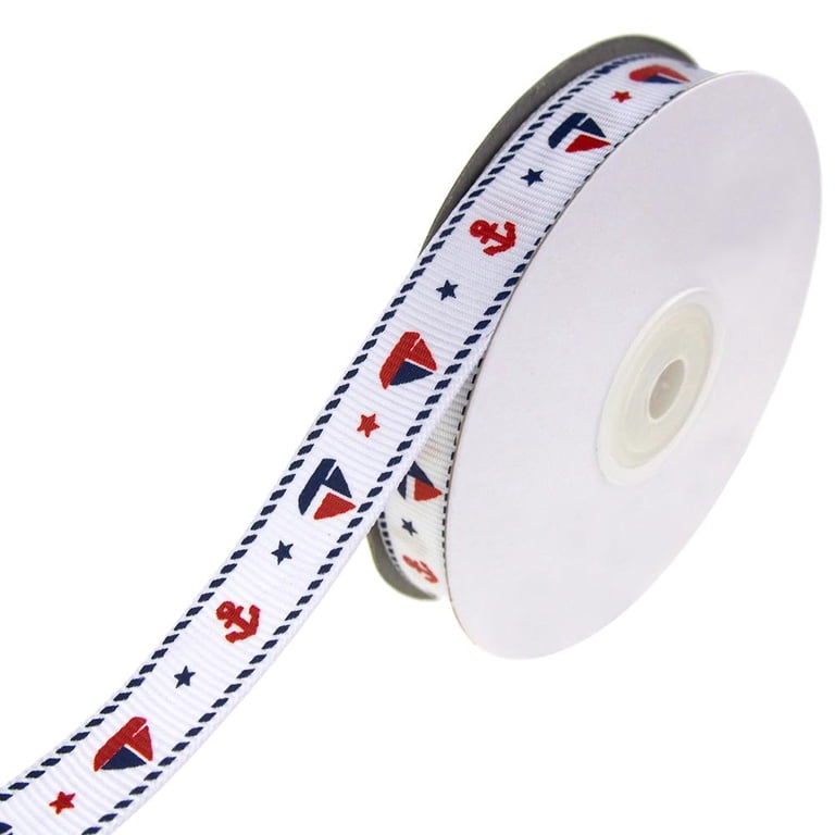 Str Ribbon Nautical Star With Ribbon