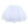 thumbnail image 3 of Riforla Soft Tutu Skirt Toddler Party Carnival Womenl Mesh Tutu Skirt Girls Long Formal Dress Women's Skirts White XXL, 3 of 3