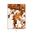 thumbnail image 3 of Lienzo con paisaje otoñal, arte de pared, paisaje floral con hojas de calabaza, póster de decoración moderna para el hogar, 3 of 5