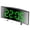 Green light 1, variant on Electronic Alarm Clock Noiseless Design Digital LED Large Display Mirror Electronic Clock Digital Alarm Clock LED Mirror Clocks