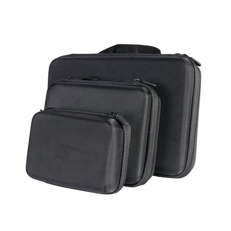 EIMELI Surface-Waterproof Carrying Case Compatible with DJI Osmo Action GoPro Hero 9/8/7/(2018)/6/5/4 Black Hero 3+ AKASO/Campark/YI Action Camera and More (Large)