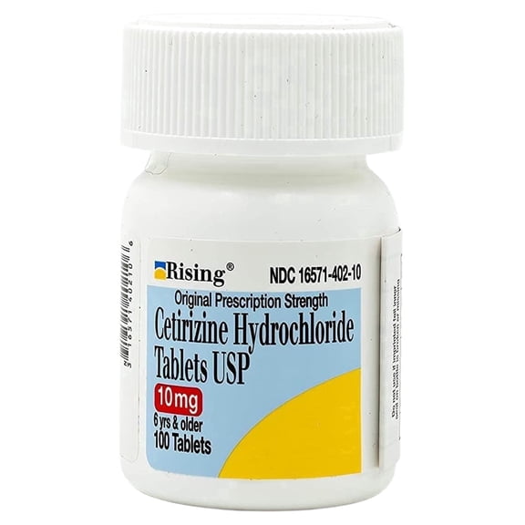 Rising Pharmaceuticals Cetirizine HCl, 100 ct