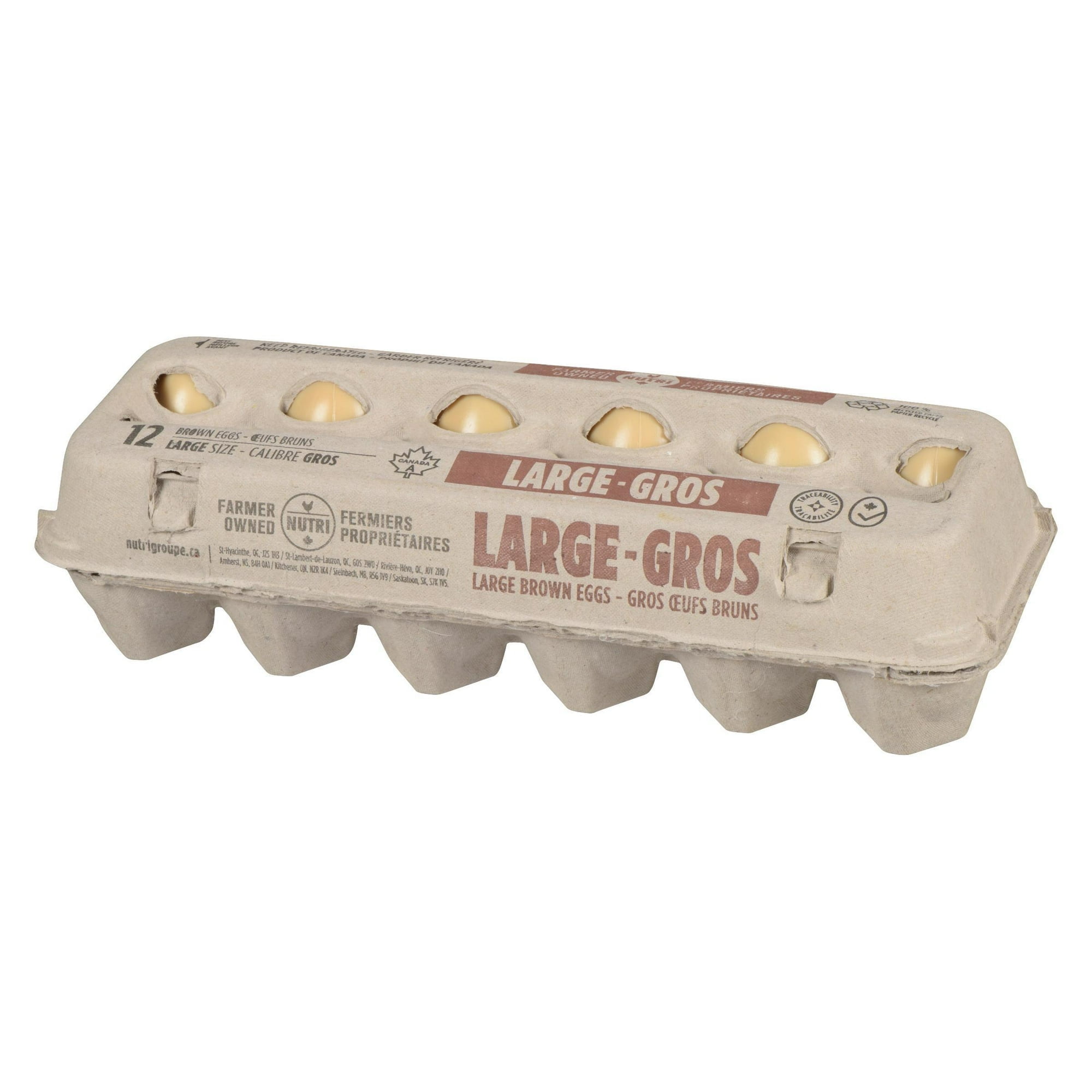 Nutri Large Brown 12 Eggs