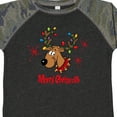 thumbnail image 4 of Inktastic Merry Christmas Reindeer Boys or Girls Toddler T-Shirt, 4 of 5