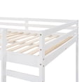 thumbnail image 6 of Full Size Loft Bed with Slide and Ladder, ,No Box Spring Needed, White, 6 of 7