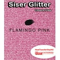 thumbnail image 2 of Siser Glitter Iron On Heat Transfer Vinyl 12 Inches Actl. Size 11.8" Flamingo Pink, 10 Yards, 2 of 10